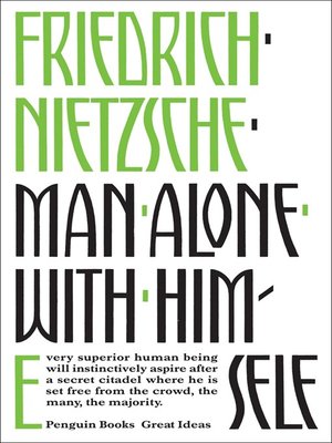 cover image of Man Alone with Himself